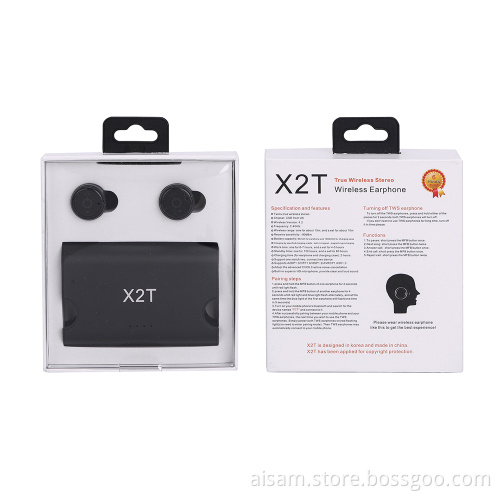 Bluetooth Earbuds With Charger And Microphone